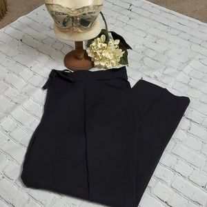 LIZ CLAIBORNE BLACK DRAWSTRING WAIST PANT